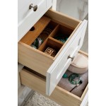 Palisades 36" Single Vanity, Bright White, w/ 3 CM Charcoal Soapstone Quartz Top