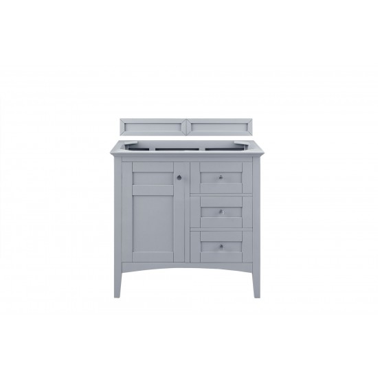 Palisades 36" Single Vanity, Silver Gray