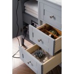 Palisades 36" Single Vanity, Silver Gray w/ 3 CM Carrara Marble Top
