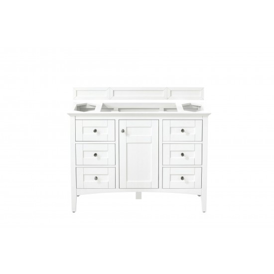 Palisades 48" Single Vanity, Bright White