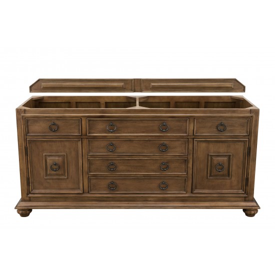 Mykonos 72" Double Vanity Cabinet, Cinnamon