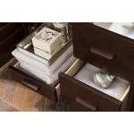 Portland 48" Single Vanity Mahogany w/3 CM Arctic Fall Solid Surface Top