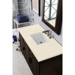 Portland 48" Single Vanity Burnished Mahogany w/ 3 CM Eternal Marfil Quartz Top