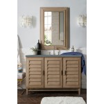 Portland 48" Single Vanity Whitewashed Walnut, w/ 3 CM Cala Blue Quartz Top