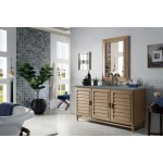 Portland 60" Single Vanity Whitewashed Walnut, w/ 3 CM Cala Blue Quartz Top