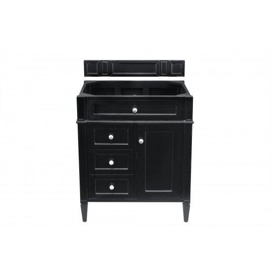 Brittany 30" Single Vanity, Black Onyx