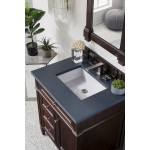 Brittany 30" Single Vanity Mahogany w/3 CM Charcoal Soapstone Quartz Top