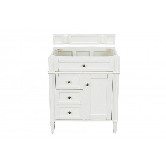 Brittany 30" Single Vanity, Bright White