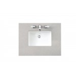 Brittany 30" Single Vanity, Bright White, w/ 3 CM Eternal Serena Quartz Top