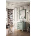 Brittany 30" Single Vanity, Sage Green, w/ 3 CM Eternal Serena Quartz Top