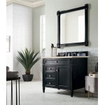 Brittany 36" Black Onyx Single Vanity w/ 3 CM Eternal Marfil Quartz Top