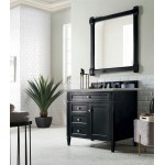 Brittany 36" Black Onyx Single Vanity w/ 3 CM Eternal Serena Quartz Top