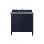 Brittany 36" Victory Blue Single Vanity w/ 3 CM Cala Blue Quartz Top