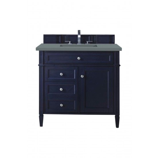 Brittany 36" Victory Blue Single Vanity w/ 3 CM Cala Blue Quartz Top