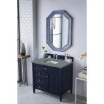 Brittany 36" Victory Blue Single Vanity w/ 3 CM Cala Blue Quartz Top