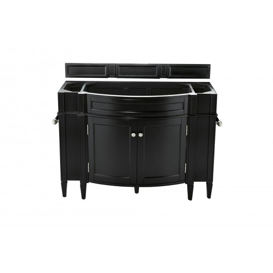 Brittany 46" Single Vanity, Black Onyx