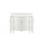 Brittany 46" Single Vanity, Bright White