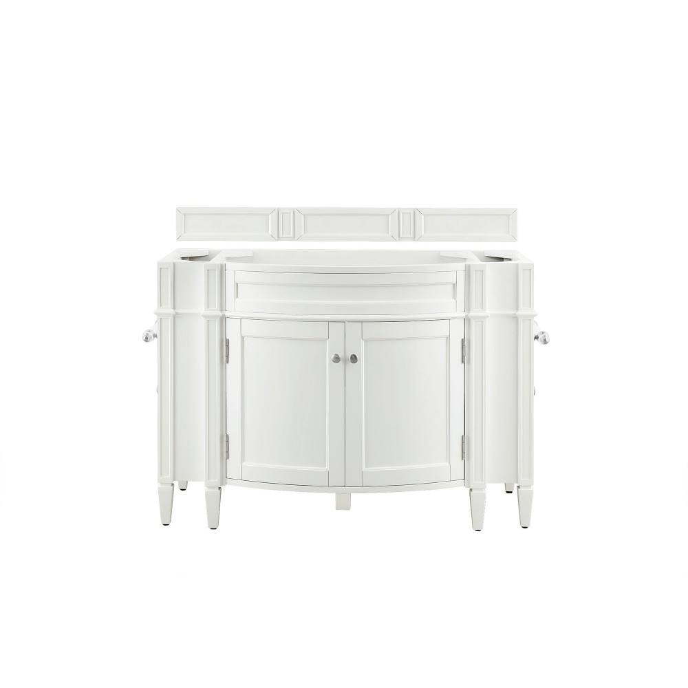 Brittany 46" Single Vanity, Bright White