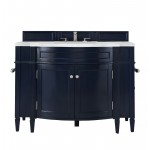 Brittany 46" Single Vanity Victory Blue w/ 3 CM Arctic Fall Solid Surface Top