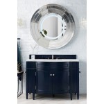 Brittany 46" Single Vanity Victory Blue w/ 3 CM Classic White Quartz Top