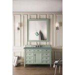 Brittany 48" Sage Green Single Vanity w/ 3 CM Cala Blue Quartz Top