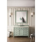 Brittany 48" Sage Green Single Vanity w/ 3 CM Eternal Marfil Quartz Top