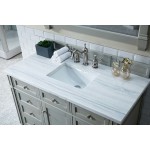Brittany 48" Urban Gray Single Vanity w/ 3 CM Arctic Fall Solid Surface Top