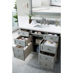 Brittany 48" Urban Gray Single Vanity w/ 3 CM Arctic Fall Solid Surface Top