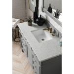 Brittany 48" Urban Gray Single Vanity w/ 3 CM Eternal Jasmine Pearl Quartz Top