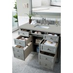 Brittany 48" Urban Gray Single Vanity w/ 3 CM Eternal Serena Quartz Top