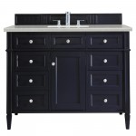Brittany 48" Victory Blue Single Vanity w/ 3 CM Eternal Serena Quartz Top