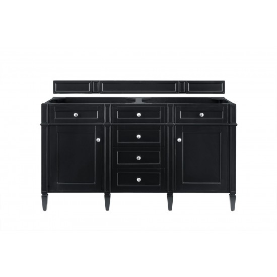 Brittany 60" Black Onyx Double Vanity