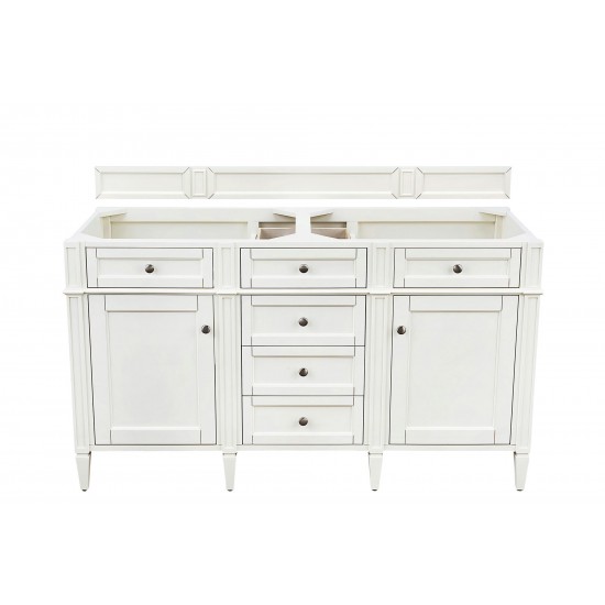 Brittany 60" Bright White Double Vanity