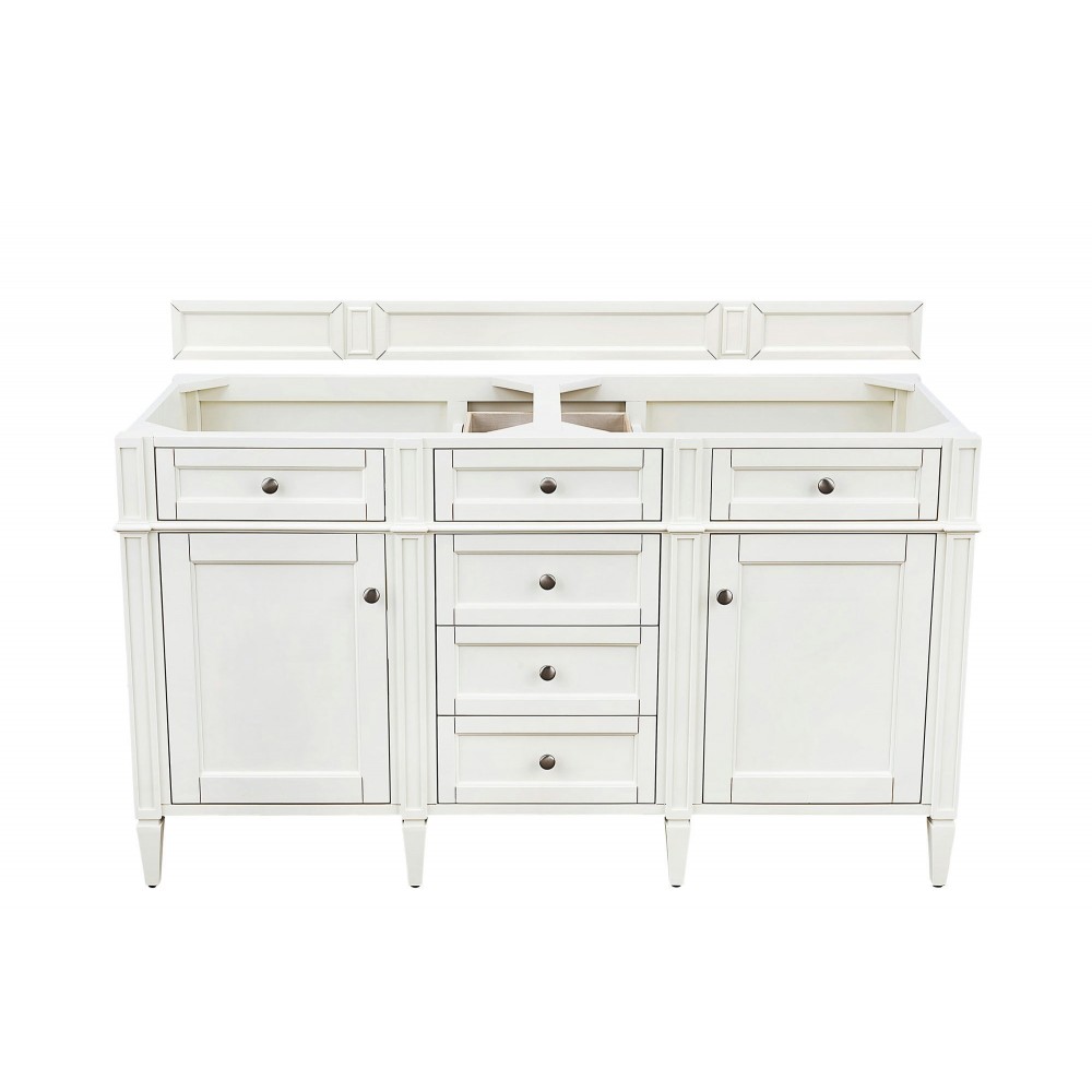 Brittany 60" Bright White Double Vanity
