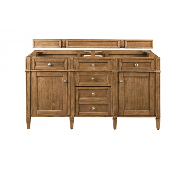 Brittany 60" Saddle Brown Double Vanity