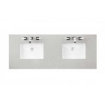 Brittany 60" Urban Gray Double Vanity w/ 3 CM Eternal Serena Quartz Top
