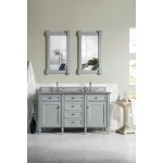 Brittany 60" Urban Gray Double Vanity w/ 3 CM Grey Expo Quartz Top