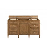 Brittany 60" Saddle Brown Single Vanity