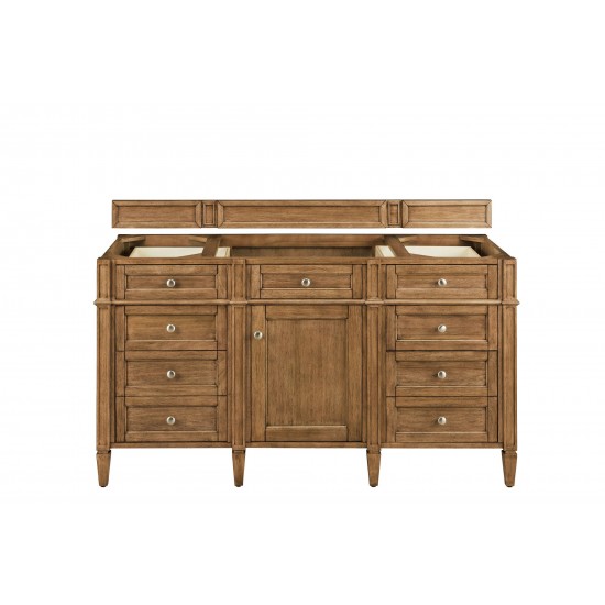 Brittany 60" Saddle Brown Single Vanity