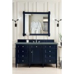 Brittany 60" Victory Blue Single Vanity w/ 3 CM Cala Blue Quartz Top