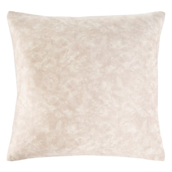 Surya Collins Light Beige Pillow Shell With Polyester Insert 20"H X 20"W