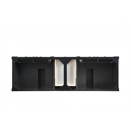 Brittany 72" Black Onyx Double Vanity