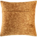 Surya Collins Pillow Shell With Down Insert 20"H X 20"W Dark Brown