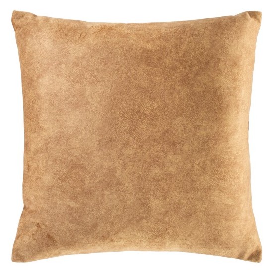 Surya Collins Medium Brown Pillow Shell With Down Insert 20"H X 20"W