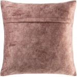 Surya Collins Mauve Pillow Shell With Down Insert 20"H X 20"W