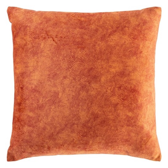 Surya Collins Brick Red Pillow Shell With Down Insert 20"H X 20"W