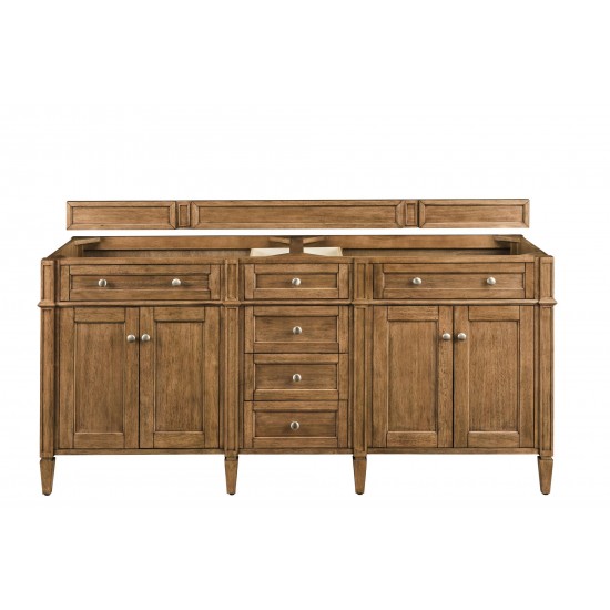 Brittany 72" Saddle Brown Double Vanity