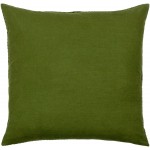 Surya Corduroy Quarters Olive Pillow Shell With Polyester Insert 18"H X 18"W