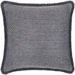 Surya Cotton Fringe Ctf-002 Pillow Shell With Polyester Insert 18"H X 18"W