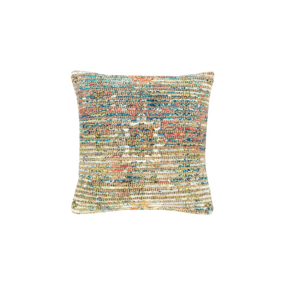 Surya Coventry Pillow Shell With Polyester Insert 18"H X 18"W - Ivory Surya Coventry Pillow Shell With Polyester Insert 18"H X 18"W - Ivory